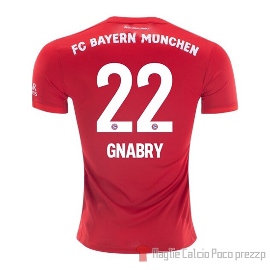 Maglia Bayern Munich Giocatore Gnabry Home 2019/2020 - Clicca l'immagine per chiudere